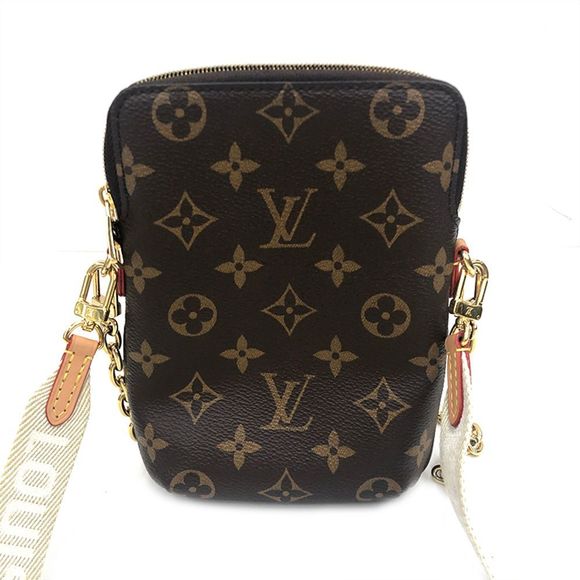 Louis Vuitton Utility Crossbody Bag Monogram Brown Shoulder Bag - Picture 2 of 9